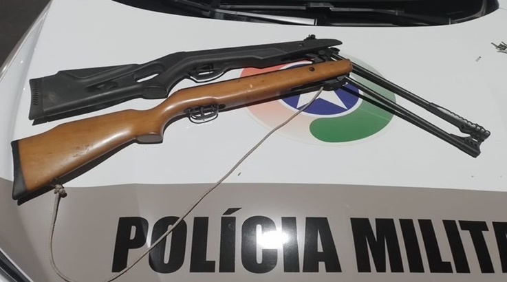 Calmon PM Flagra Espingarda Em Casa E Prende Dupla Por Posse Ilegal De